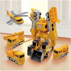 MagnaBuild Engineering Vehicle Set – 35 Pieces