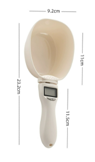 HYNQORA Digital Pet Food Measuring Spoon with Scale