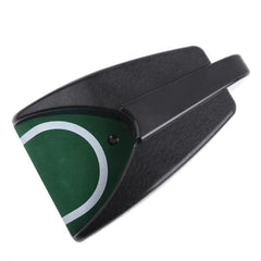 Compact black automatic golf ball return trainer