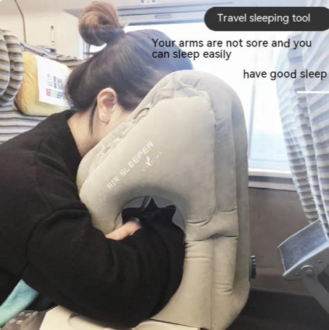 HYNQORA Inflatable Neck Support Travel Pillow