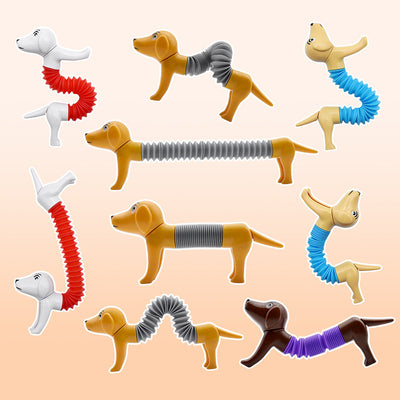 Expandable Pop Tube Animal Sensory Fidget Toy