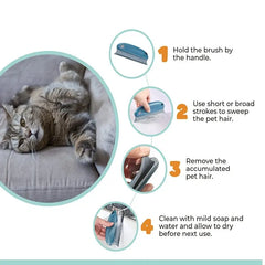 Reusable Pet Hair Remover for Furniture & Fabric