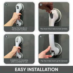 Vacuum Suction Bathroom Support Handle
