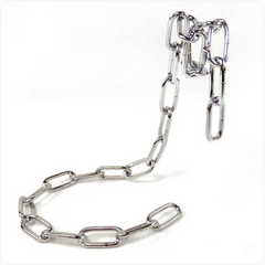 Suspended Metal Chain Wine Bottle Holder