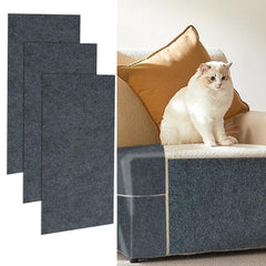 3-Pack Trimmable Self-Adhesive Cat Scratching Mats