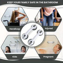 Vacuum Suction Bathroom Support Handle