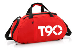 Nylon basketball and gym bag with handles and shoulder strap - additional view