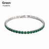 HYNQORA Micro Zircon Tennis Bracelet – Gold & Platinum-Tone
