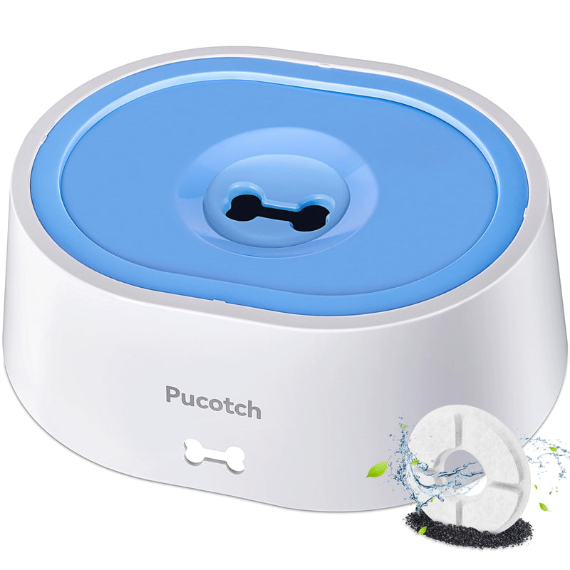 2L No-Spill Dog Water Bowl for Home & Travel