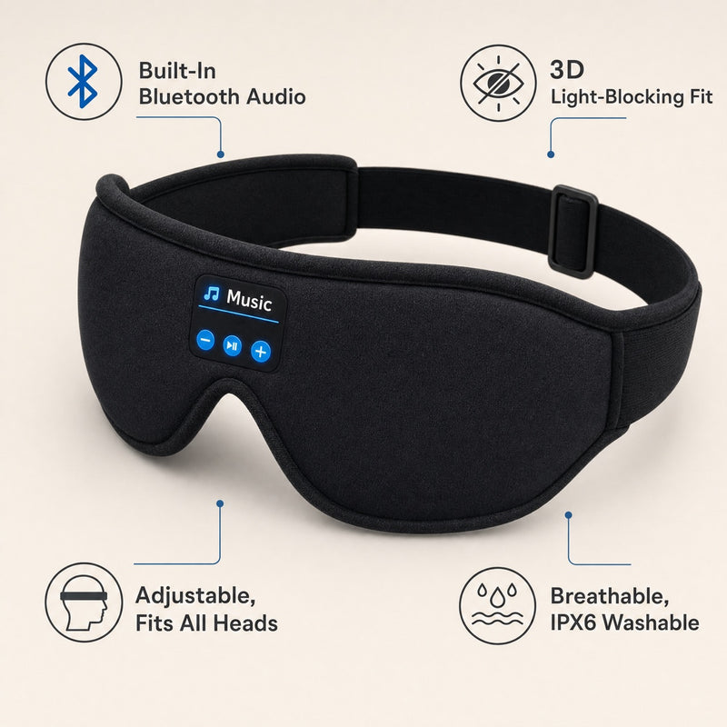 3D Bluetooth Sleep Mask
