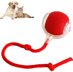 Smart Automatic Rolling Pet Ball with Rope
