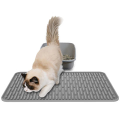 15 × 24 in Waterproof Silicone Cat Litter Trapping Mat