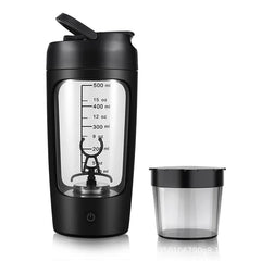 HYNQORA 7000 RPM Electric Protein Shaker Bottle with Powder Storage