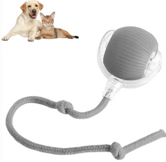 Smart Automatic Rolling Pet Ball with Rope
